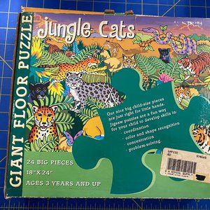 Jungle Cats Giant Floor Puzzle (Kids)